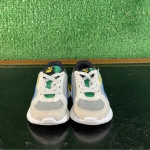 Puma Graviton Tech Sail Grey Green Blue 381989-33 Toddler Size 6C